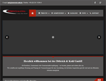 Tablet Screenshot of doebrich-kohl.de